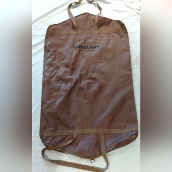 Burberry London England Brown Nylon Garment Bag Travel Holiday - Picture 3 of 10